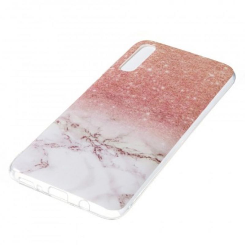 Cover Samsung Galaxy A70 Glitrer Marmor