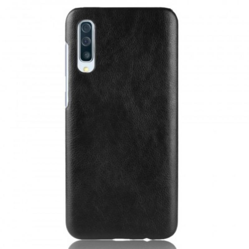 Cover Samsung Galaxy A70 Lichi-lædereffekt