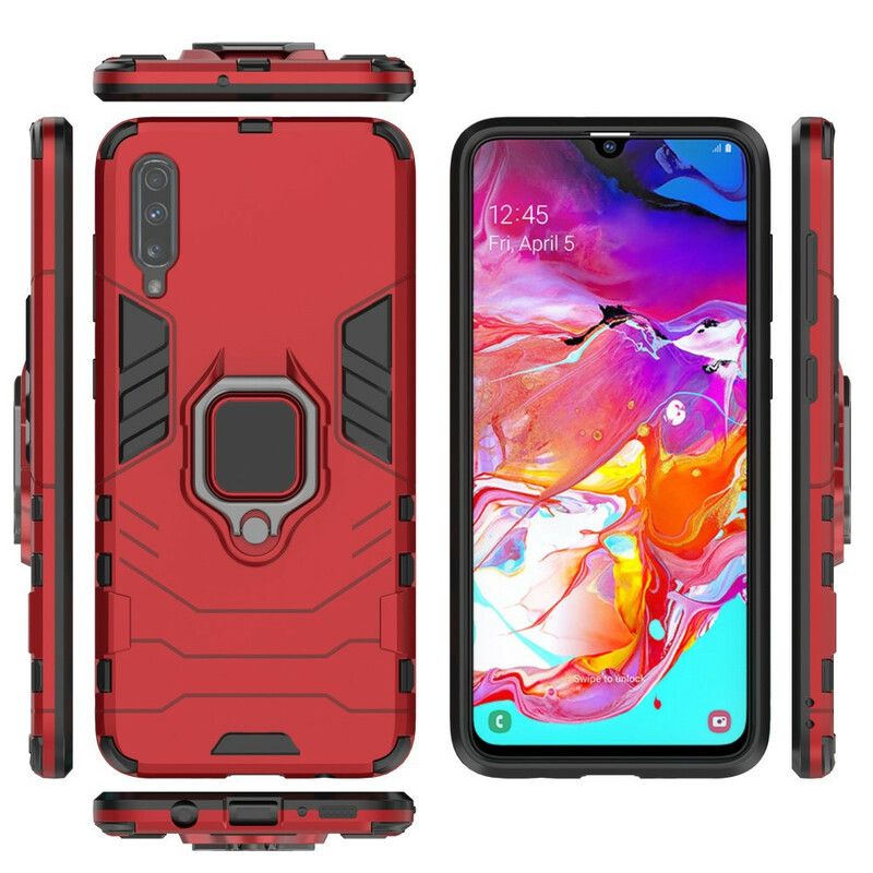 Cover Samsung Galaxy A70 Modstandsdygtig Ring