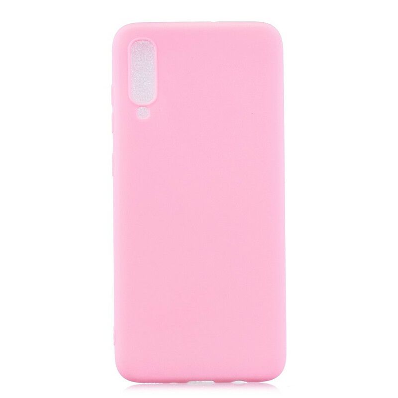 Cover Samsung Galaxy A70 Silicone Fleksible Slikfarver