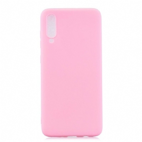 Cover Samsung Galaxy A70 Silicone Fleksible Slikfarver