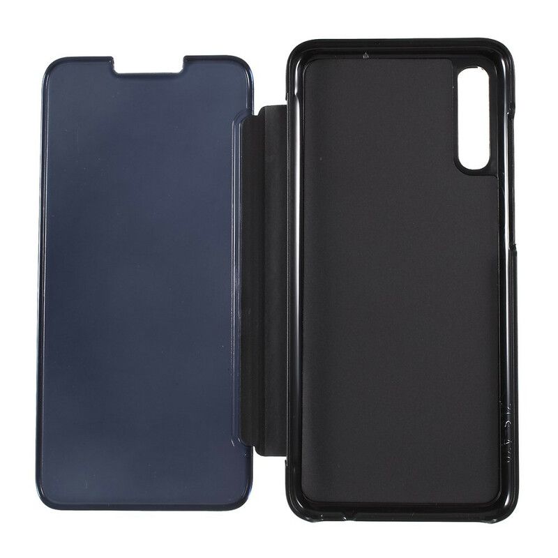 Cover Samsung Galaxy A70 Spejl Og Lædereffekt