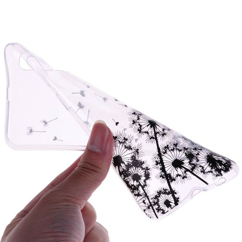 Cover Samsung Galaxy A70 Transparente Sorte Mælkebøtter