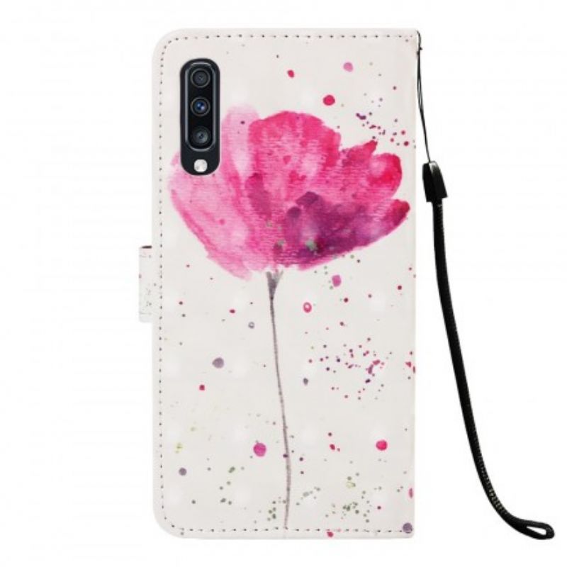 Flip Cover Samsung Galaxy A70 Akvarelgrime