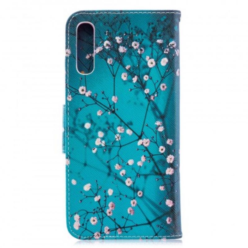 Flip Cover Samsung Galaxy A70 Blomstrende Træ