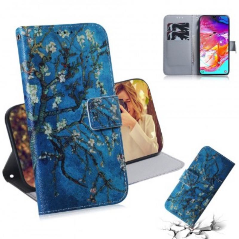 Flip Cover Samsung Galaxy A70 Blomstrende Trægren