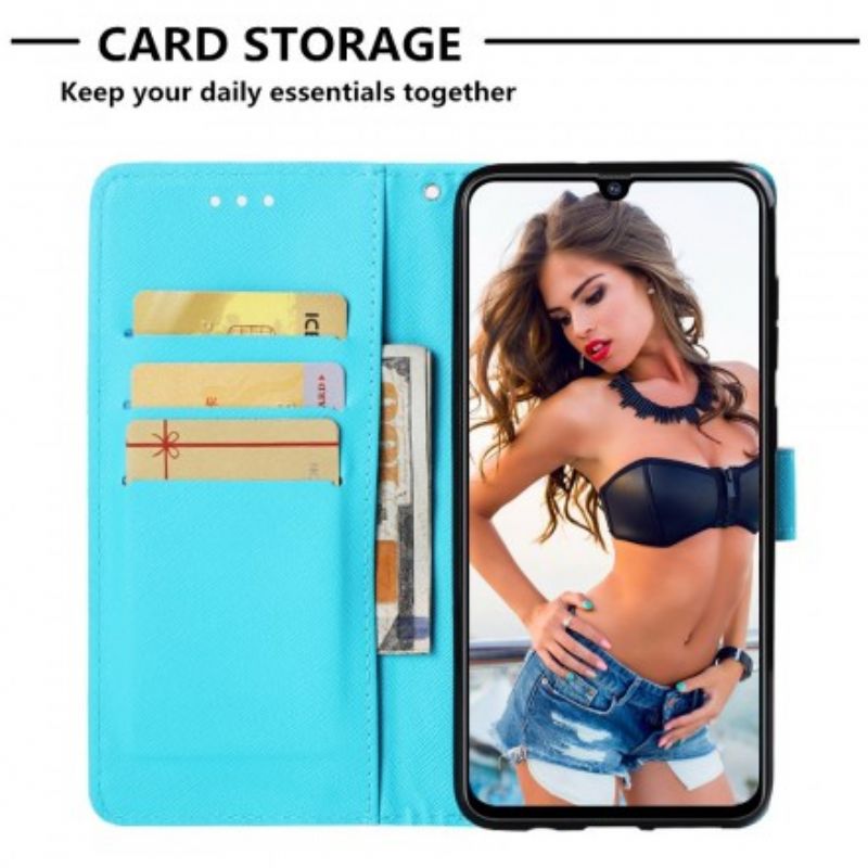 Flip Cover Samsung Galaxy A70 Frøken Ugle