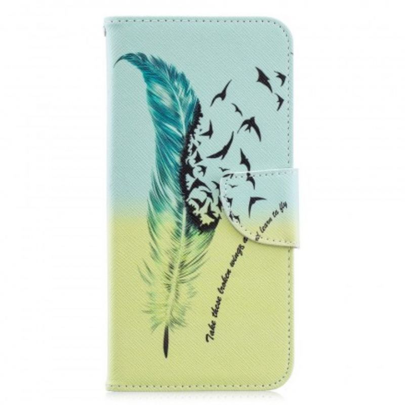 Flip Cover Samsung Galaxy A70 Lær At Flyve