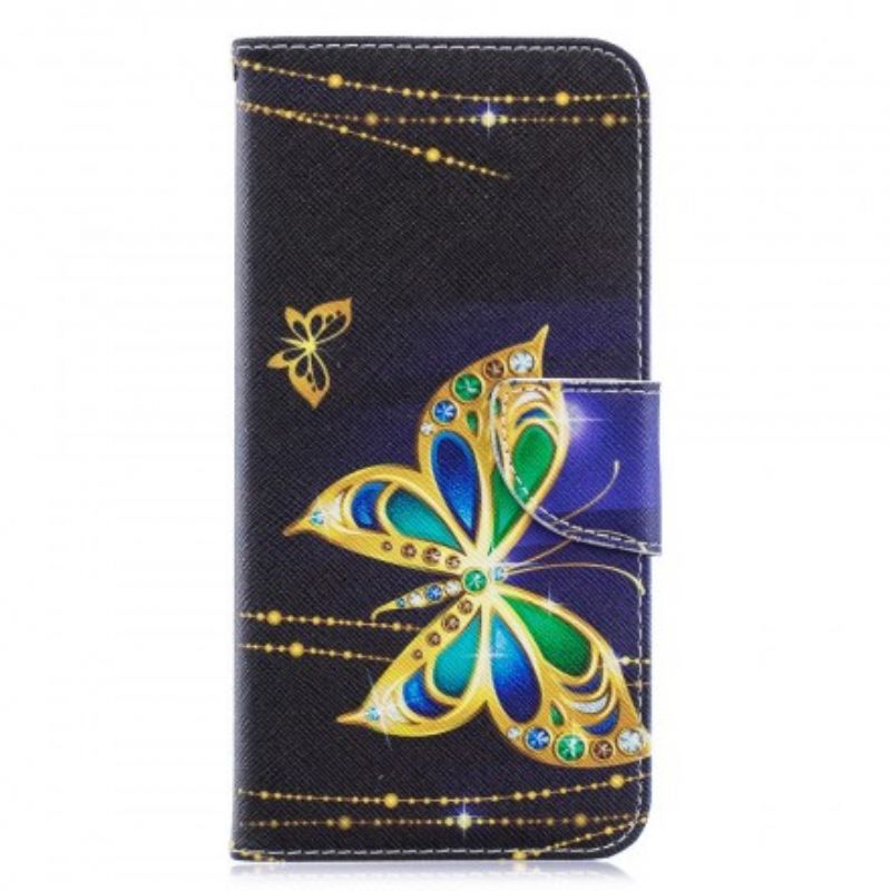 Flip Cover Samsung Galaxy A70 Magisk Sommerfugl