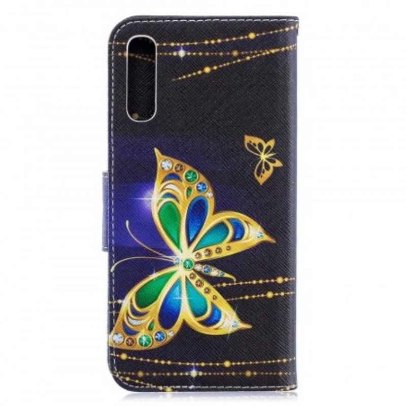 Flip Cover Samsung Galaxy A70 Magisk Sommerfugl