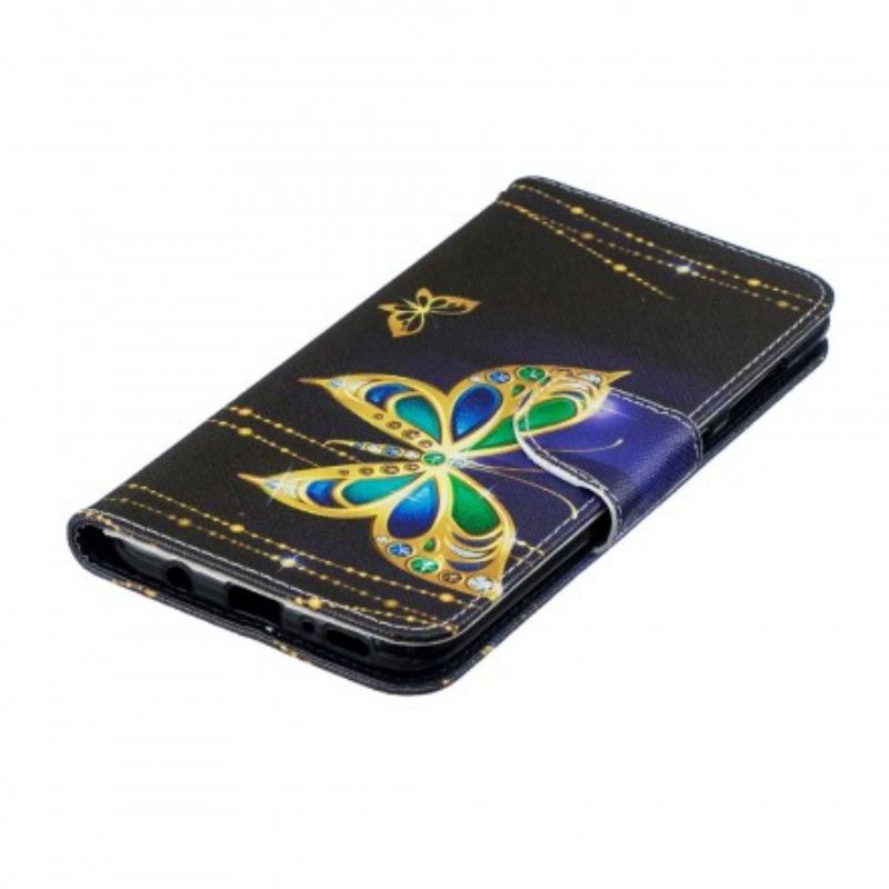 Flip Cover Samsung Galaxy A70 Magisk Sommerfugl