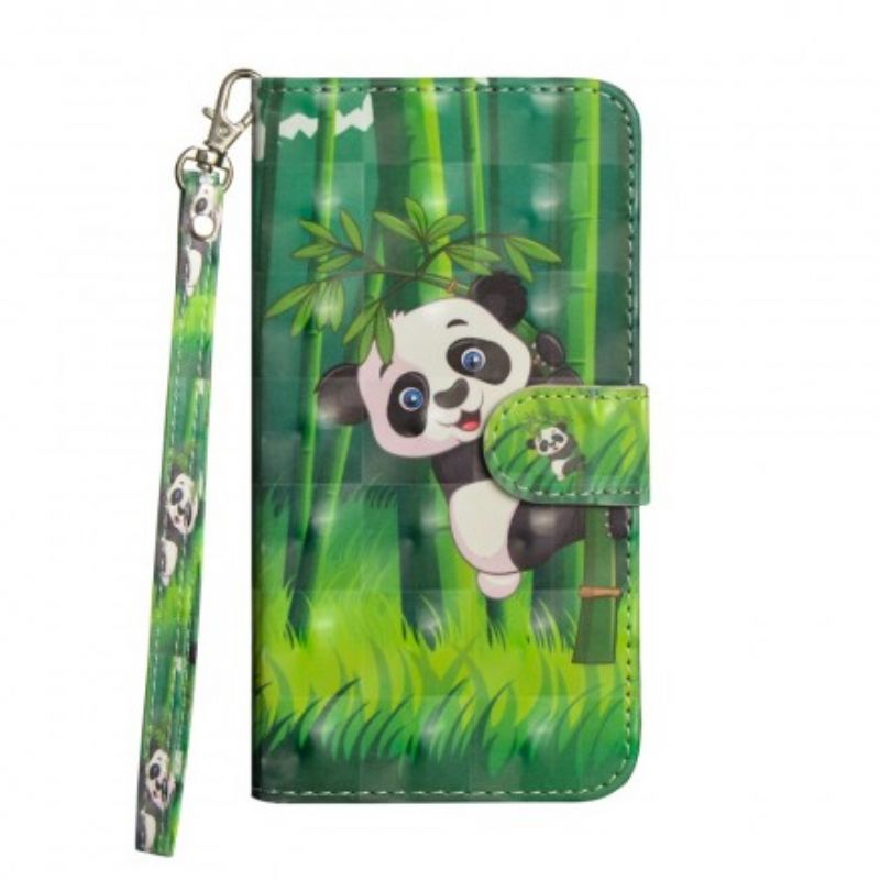 Flip Cover Samsung Galaxy A70 Panda Og Bambus