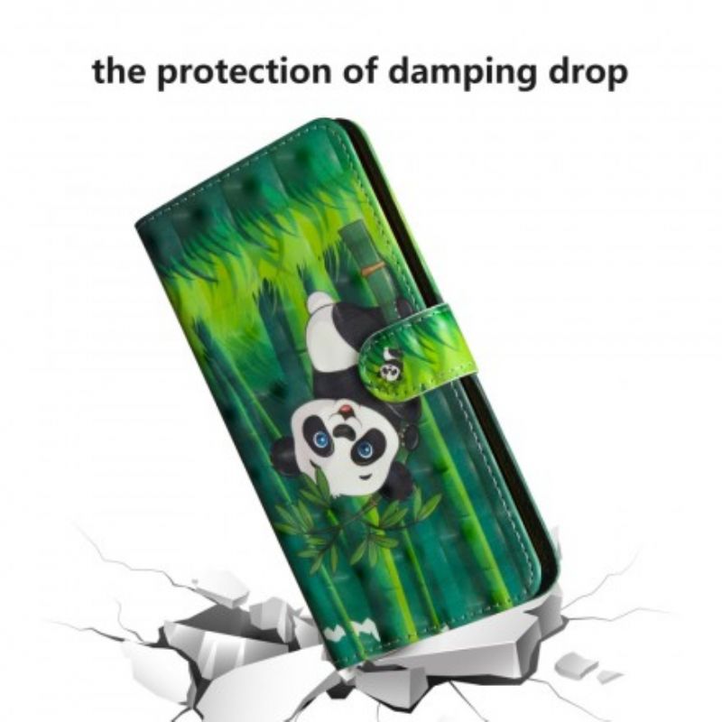 Flip Cover Samsung Galaxy A70 Panda Og Bambus