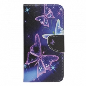 Flip Cover Samsung Galaxy A70 Sommerfugle Og Blomster