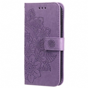 Flip Cover Xiaomi 12T / 12T Pro Med Snor Strappy Mandala