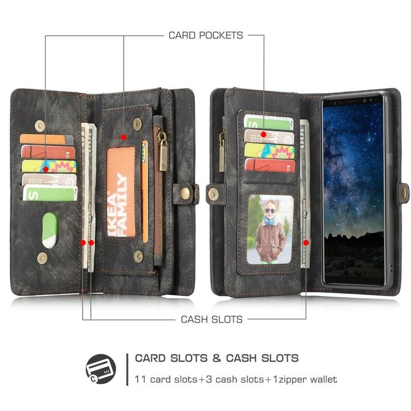 Flip Cover Samsung Galaxy Note 9 Caseme Vintage Læder