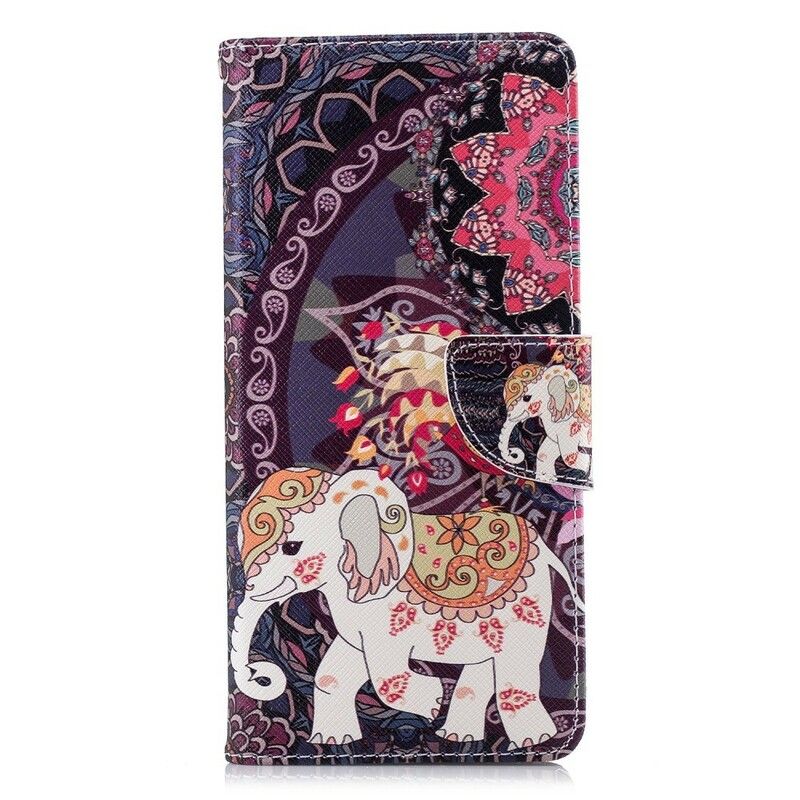 Flip Cover Samsung Galaxy Note 9 Etnisk Elefantmandala