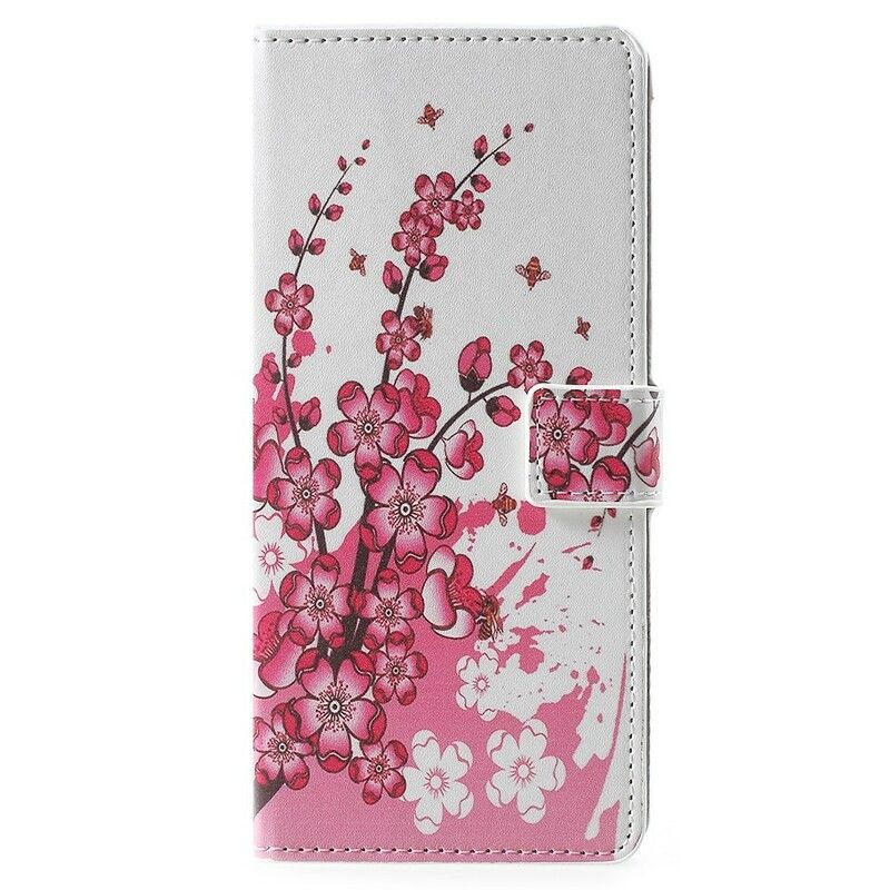 Flip Cover Samsung Galaxy Note 9 Tropiske Blomster