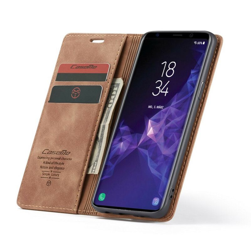 Cover Samsung Galaxy S9 Flip Cover Caseme Kunstlæder