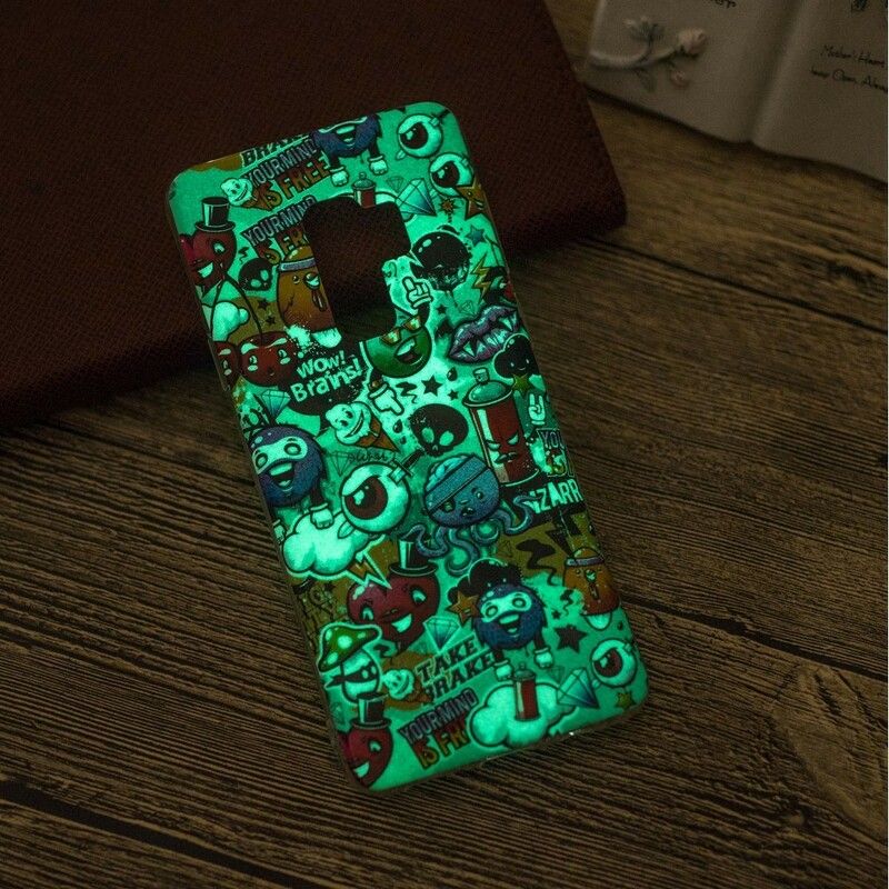 Cover Samsung Galaxy S9 Fluorescerende Galskab