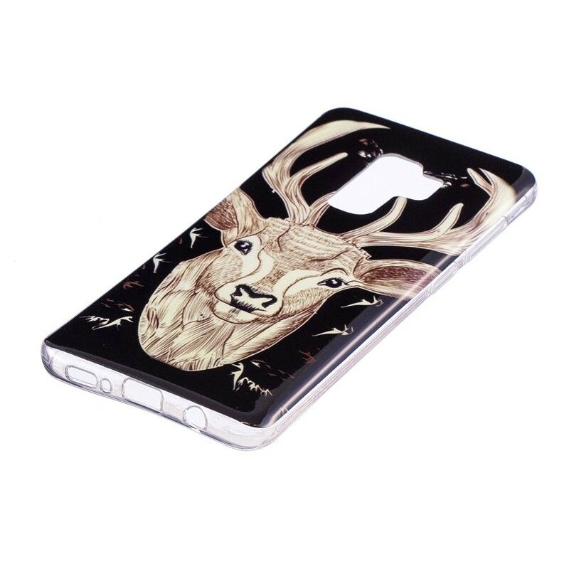 Cover Samsung Galaxy S9 Fluorescerende Majestic Stag