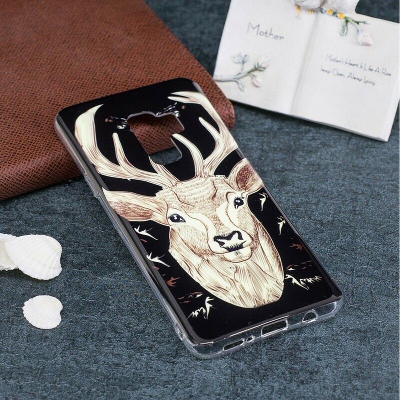 Cover Samsung Galaxy S9 Fluorescerende Majestic Stag