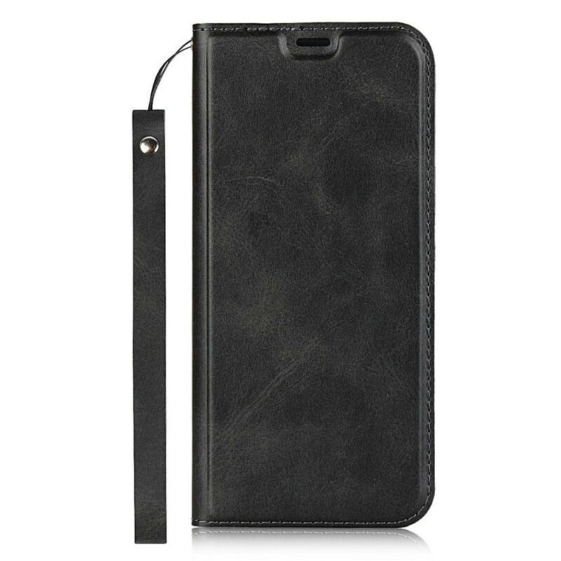 Cover Samsung Galaxy S9 Med Snor Flip Cover Faux Læder Klasse Med Rem