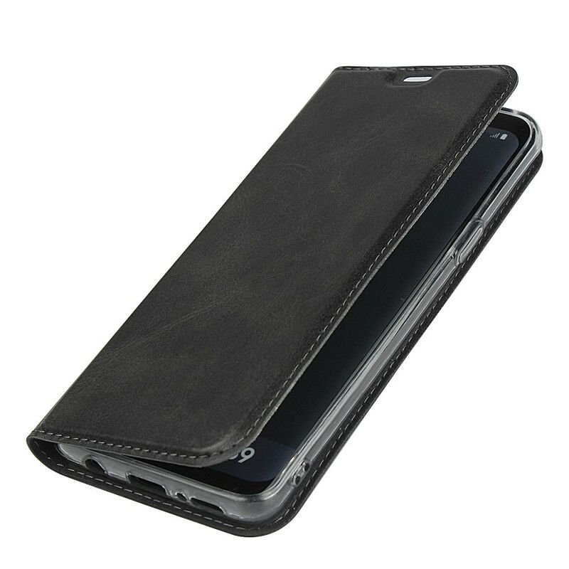 Cover Samsung Galaxy S9 Med Snor Flip Cover Faux Læder Klasse Med Rem