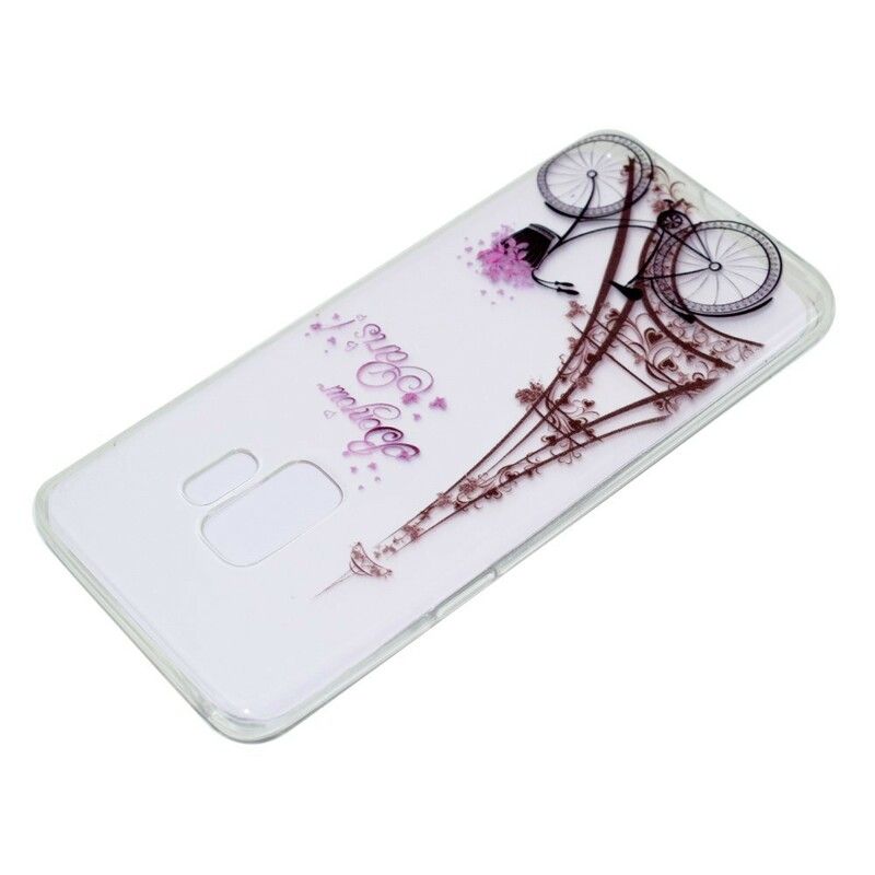 Cover Samsung Galaxy S9 Transparent Bonjour Paris