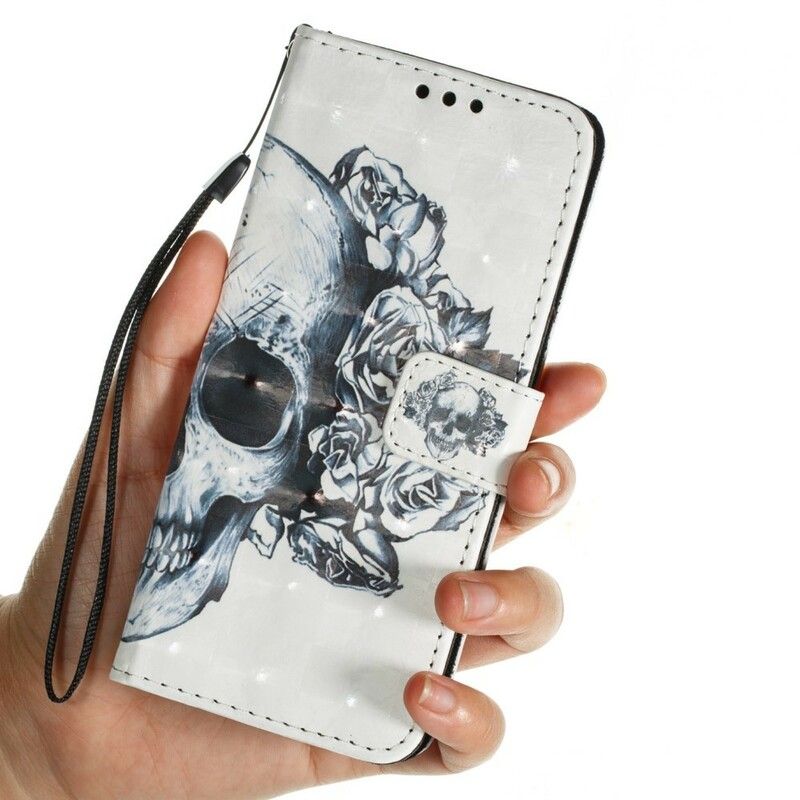 Flip Cover Samsung Galaxy S9 3d Blomsterkraniet