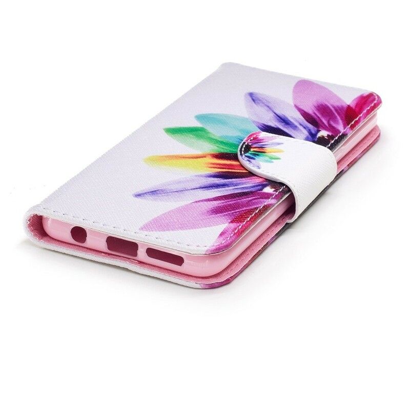 Flip Cover Samsung Galaxy S9 Akvarelblomst