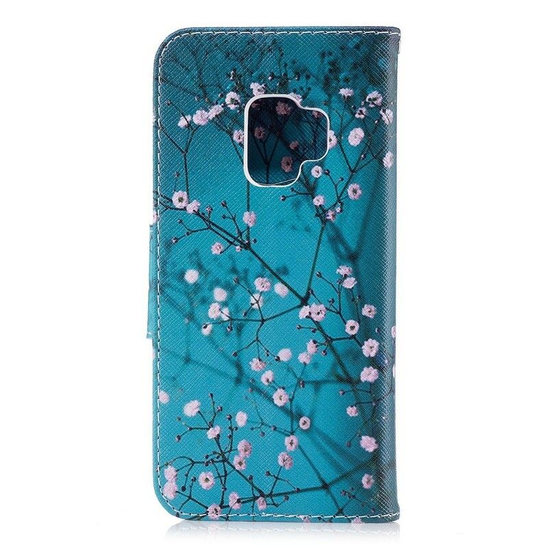 Flip Cover Samsung Galaxy S9 Blomstrende Træ