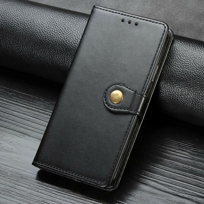 Flip Cover Samsung Galaxy S9 Imiteret Læder Og Vintage Lås