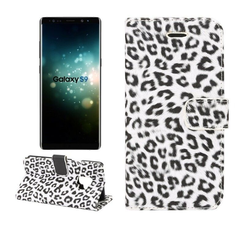 Flip Cover Samsung Galaxy S9 Leopard