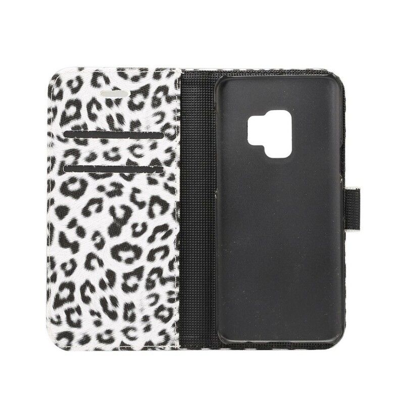 Flip Cover Samsung Galaxy S9 Leopard