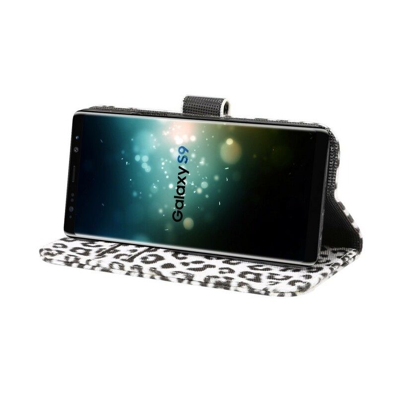 Flip Cover Samsung Galaxy S9 Leopard