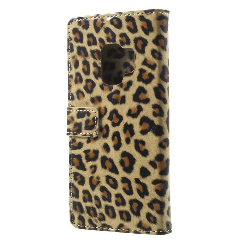 Flip Cover Samsung Galaxy S9 Leopard