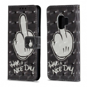 Flip Cover Samsung Galaxy S9 Mickey Dag