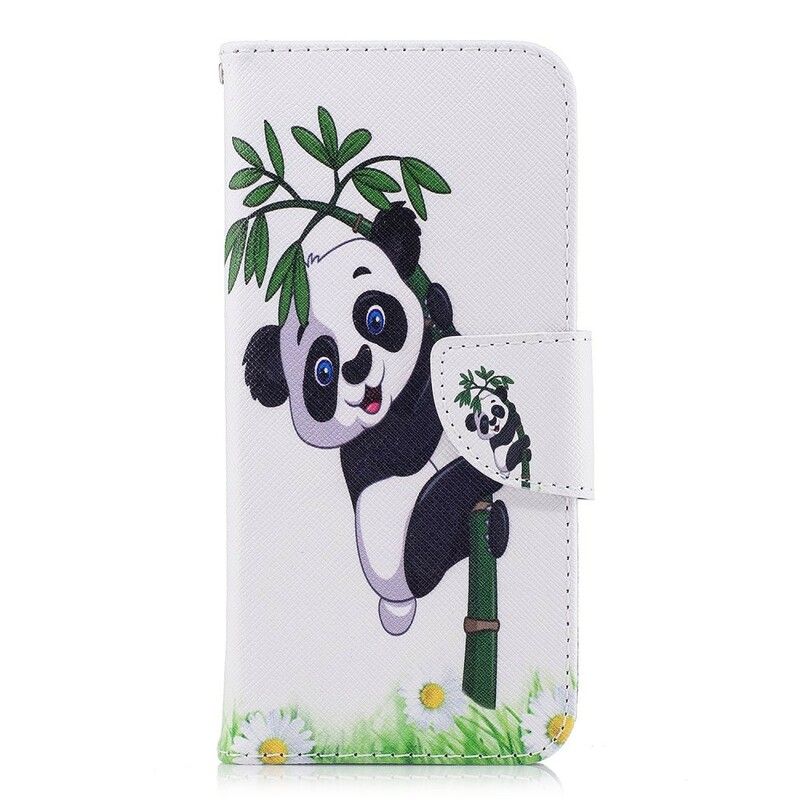 Flip Cover Samsung Galaxy S9 Panda På Bambus