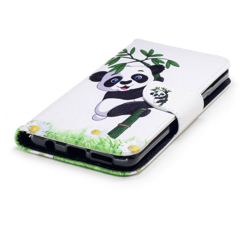 Flip Cover Samsung Galaxy S9 Panda På Bambus