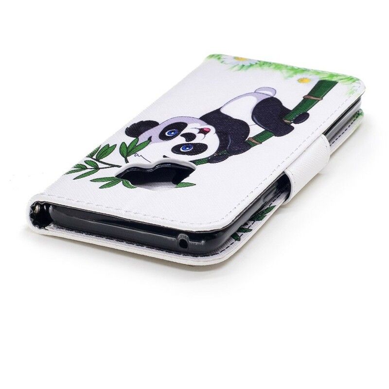 Flip Cover Samsung Galaxy S9 Panda På Bambus