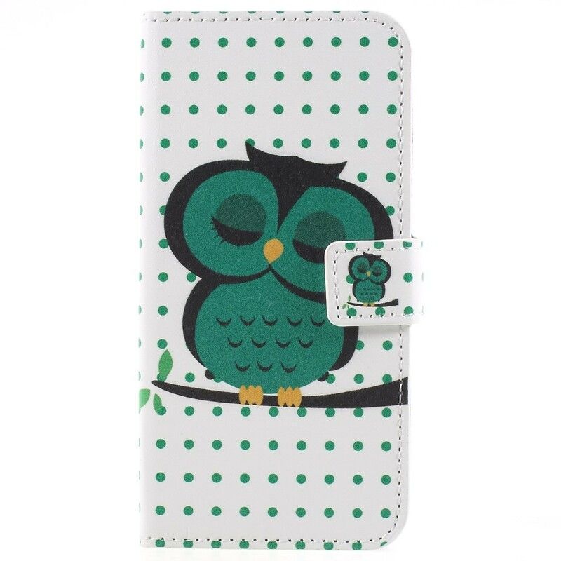 Flip Cover Samsung Galaxy S9 Sovende Ugle