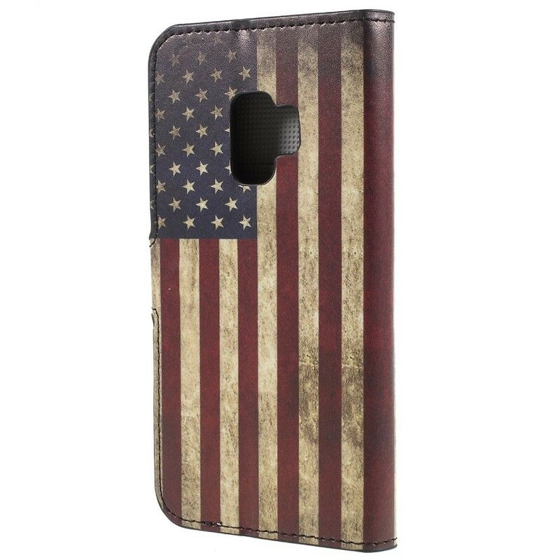 Flip Cover Samsung Galaxy S9 Usa Flag