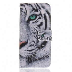 Læder Cover Samsung Galaxy S9 Tigeransigt