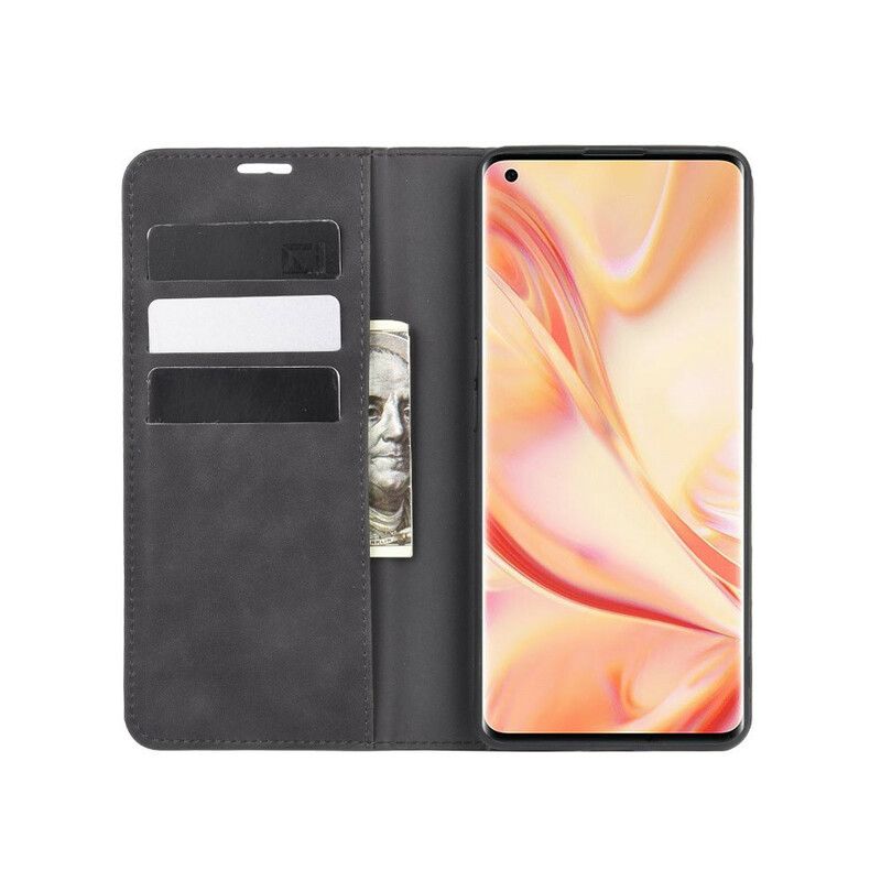 Cover Oppo Find X2 Pro Flip Cover Blødt Lædereffekt