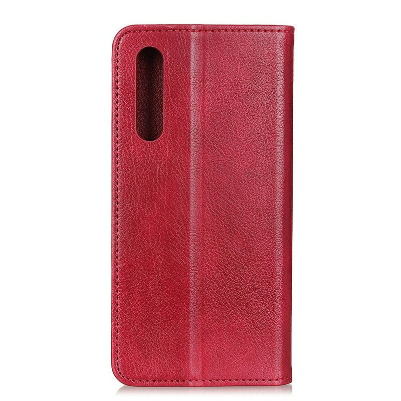 Cover Oppo Find X2 Pro Flip Cover Elegance Split Litchi Læder