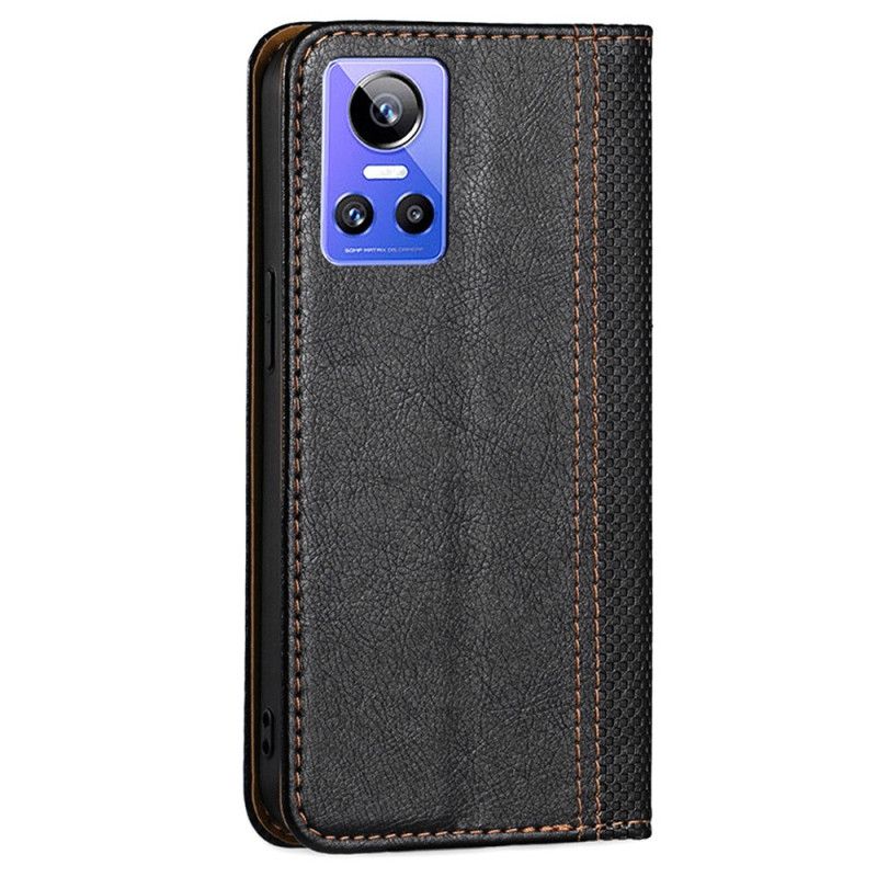 Cover Realme GT Neo 3 Flip Cover Denimtekstur