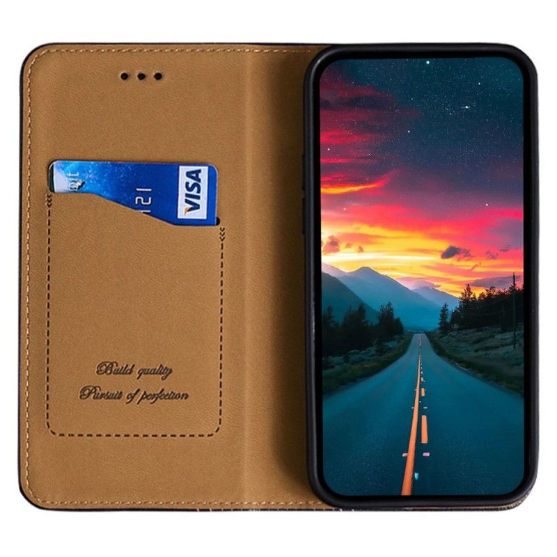 Cover Realme GT Neo 3 Flip Cover Denimtekstur