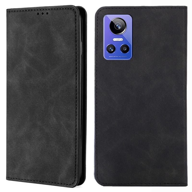 Cover Realme GT Neo 3 Flip Cover Silketekstur