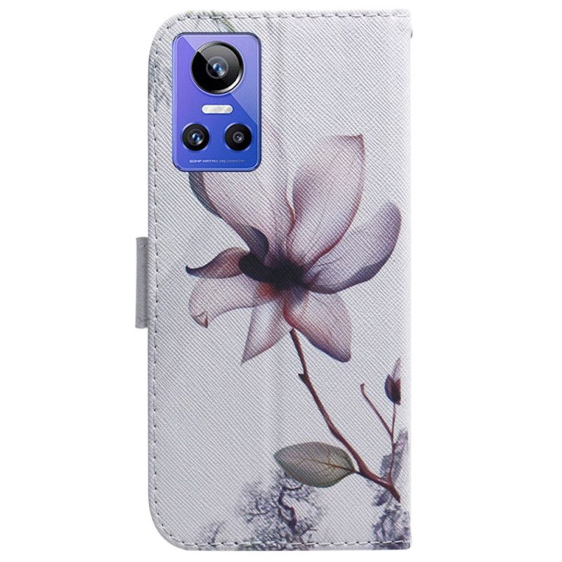 Flip Cover Realme GT Neo 3 Efemær Blomst